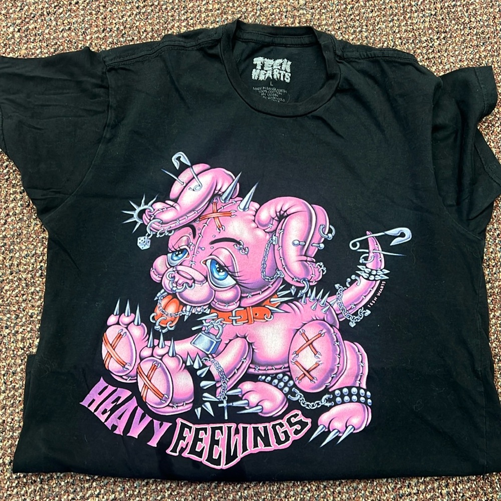 Teen Hearts Heavy Feelings Shirt Size Large